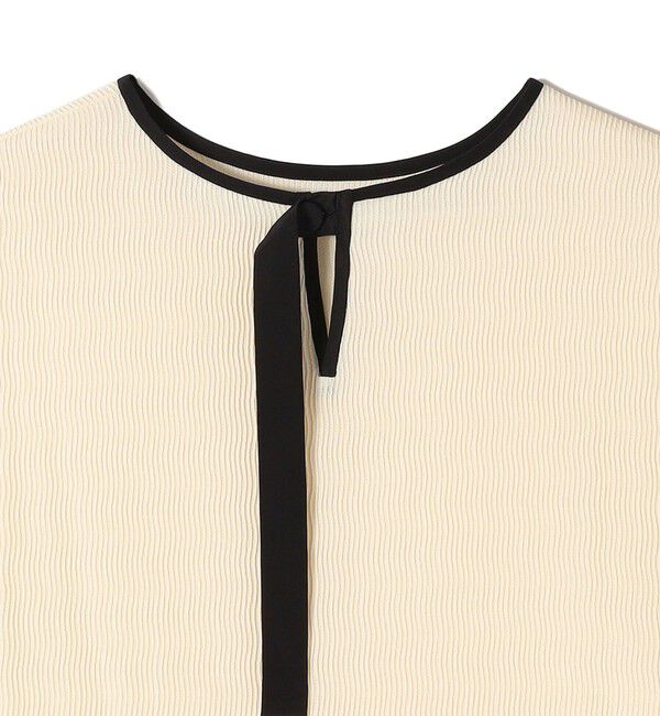 SHIPS for women「〈手洗い可能〉ウェーブ プリーツ 前後 2WAY ブラウス」|シャツ・ブラウス|