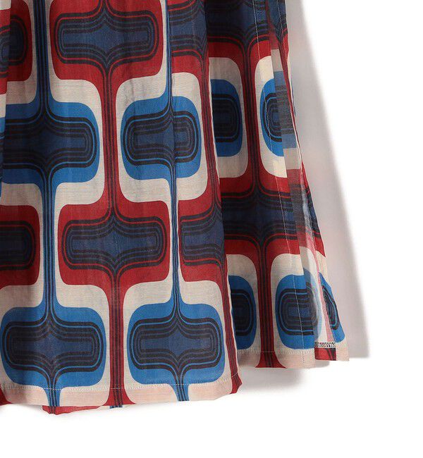 SHIPS for women「【SHIPS別注】UHURU:〈手洗い可能〉シアープリント ギャザー スカート」|スカート|