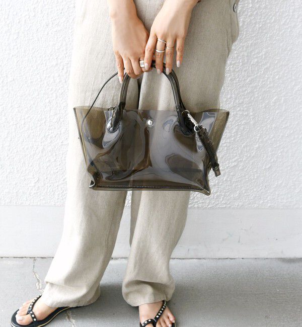 SHIPS for women「【WEB限定】ショルダー付き PVC トート バッグ」|トートバッグ|