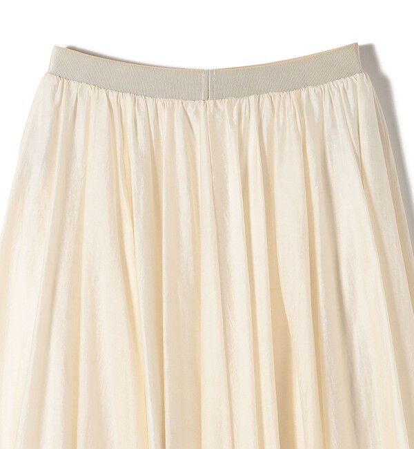 SHIPS for women「〈手洗い可能〉ウエスト ゴム ボリューム フレア ロング スカート」|スカート|