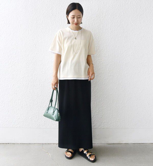 SHIPS for women「〈接触冷感〉レイヤード ライク TEE」|Tシャツ・カットソー|