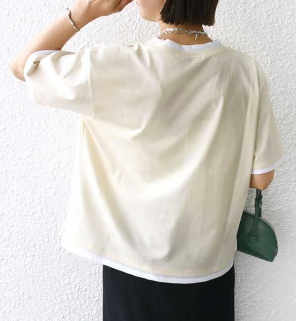 SHIPS for women「〈接触冷感〉レイヤード ライク TEE」|Tシャツ・カットソー|