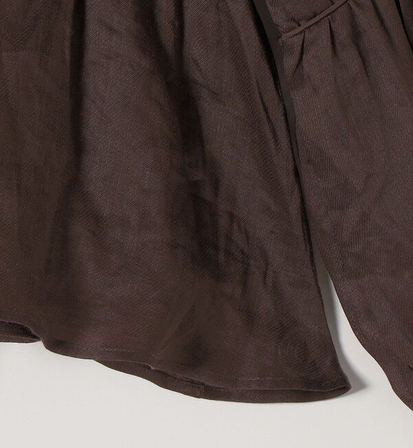 quaranciel「quaranciel:〈手洗い可能〉ラミー ギャザー リボン ティアード ブラウス」|シャツ・ブラウス|