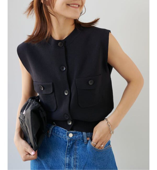 OUTDOOR PRODUCTS Usual Things「≪予約≫コットンPEニットベスト」|ベスト・ジレ|