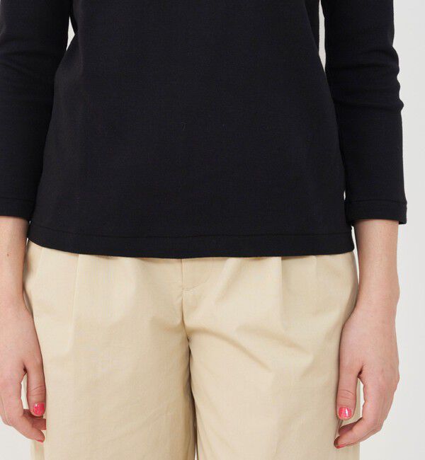 GALERIE VIE「ソフトジャージーリブ ボートネックプルオーバー」|Tシャツ・カットソー|