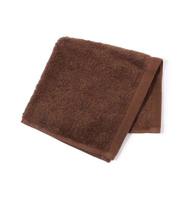 TOMORROWLAND HOME「コットンヘンプハンドタオル」|タオル|49 ダークブラウン