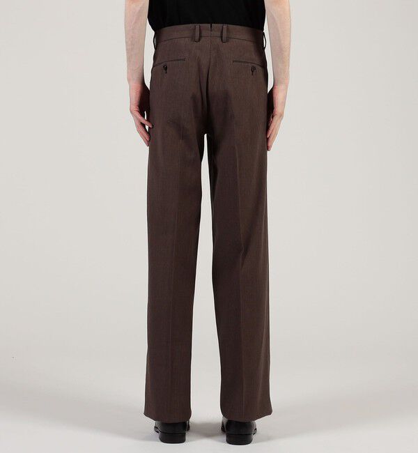 TOMORROWLAND MENS「ヘンプコットン 2プリーツ ワイドスラックス」|スラックス|