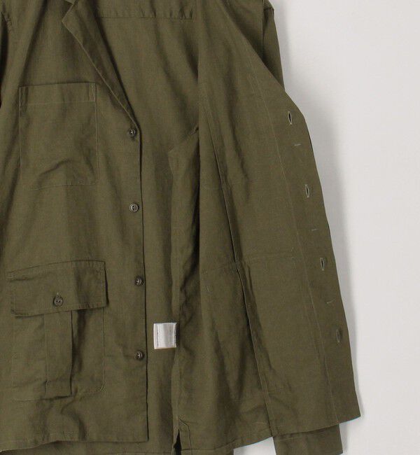 TOMORROWLAND MENS「【別注】GUY ROVER リネンレーヨン サファリシャツ」|シャツ・ブラウス|