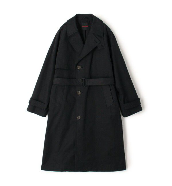 CABaN「コットン オーバーサイズトレンチコート」|トレンチコート|19 ブラック