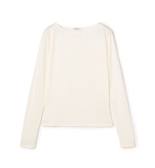 Edition「コットンストレッチ プルオーバー」|Tシャツ・カットソー|11 ホワイト