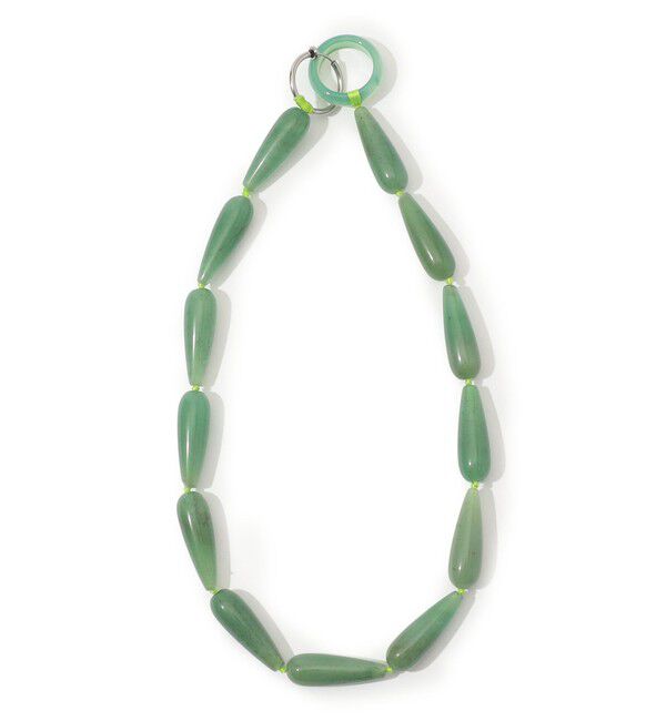 TOMORROWLAND GOODS「Raponesa General Store Rain Drop ネックレス」|ネックレス|51 ライトグリーン