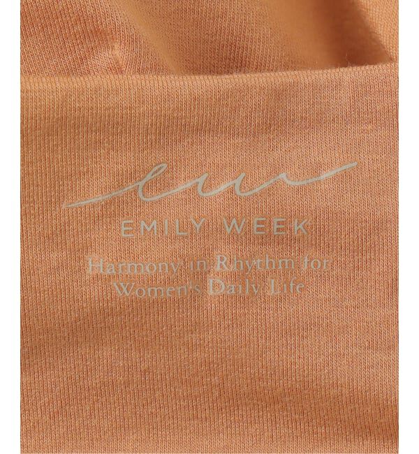 EMILYWEEK「【CALM】ハーフトップブラ（テラコッタ）」|インナー|