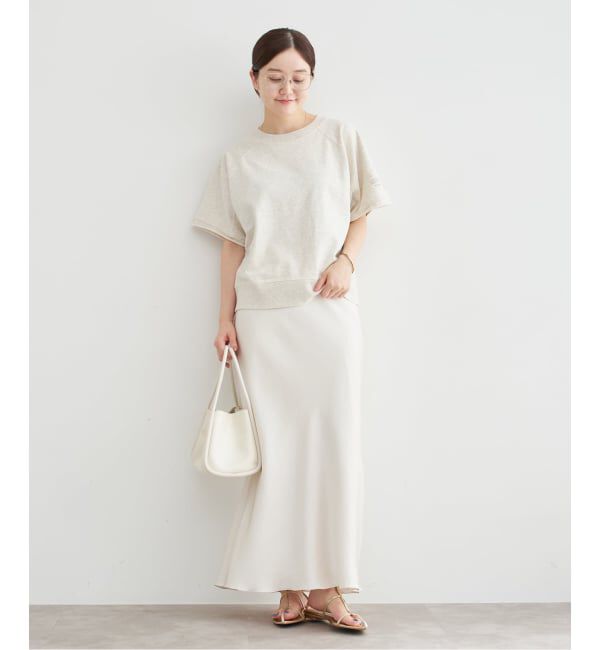 IENA「《追加13》ダブルサテンスカート」|スカート|