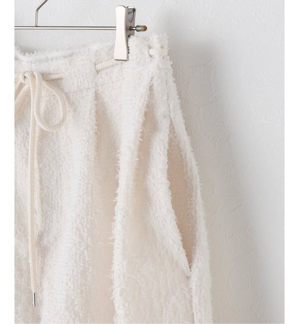 IENA LA BOUCLE「KAYLE/ケイル TEXTURED TWILL BARREL TROUSERS K-2005A」|その他|