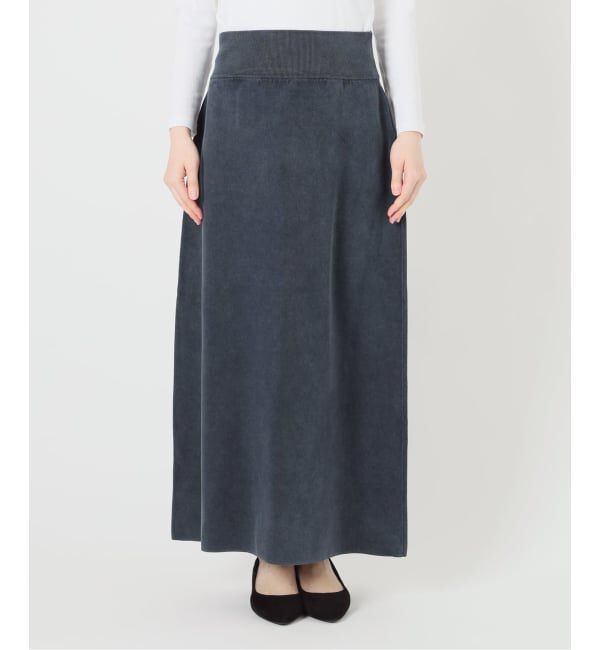 IENA「《セットアップ対応/予約》ダンボールストーンスカート」|スカート|