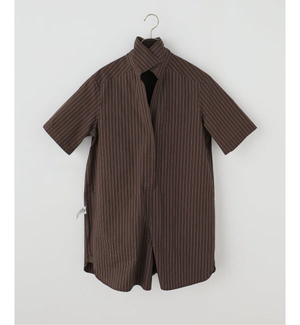 IENA「venit/ヴェニット STRIPED TYPEWRITER ワンピース VEE5620A」|ワンピース|