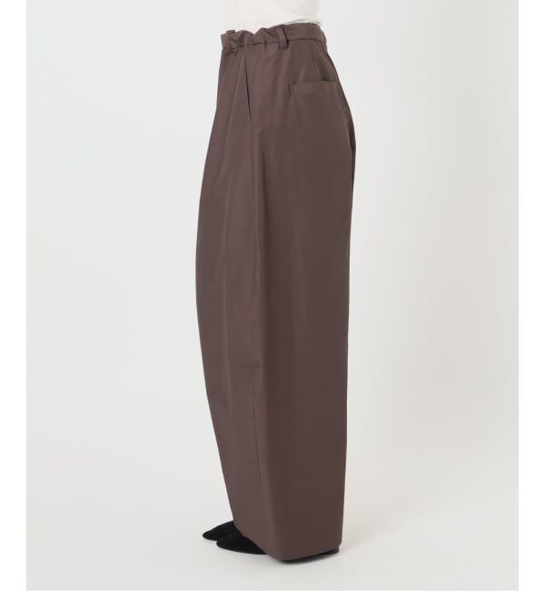 IENA LA BOUCLE「《予約》IENA LA BOUCLE タッサーパラシュートバルーンスラックス」|スラックス|