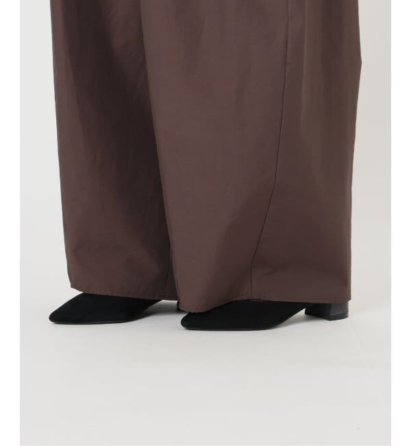 IENA LA BOUCLE「《予約》IENA LA BOUCLE タッサーパラシュートバルーンスラックス」|スラックス|