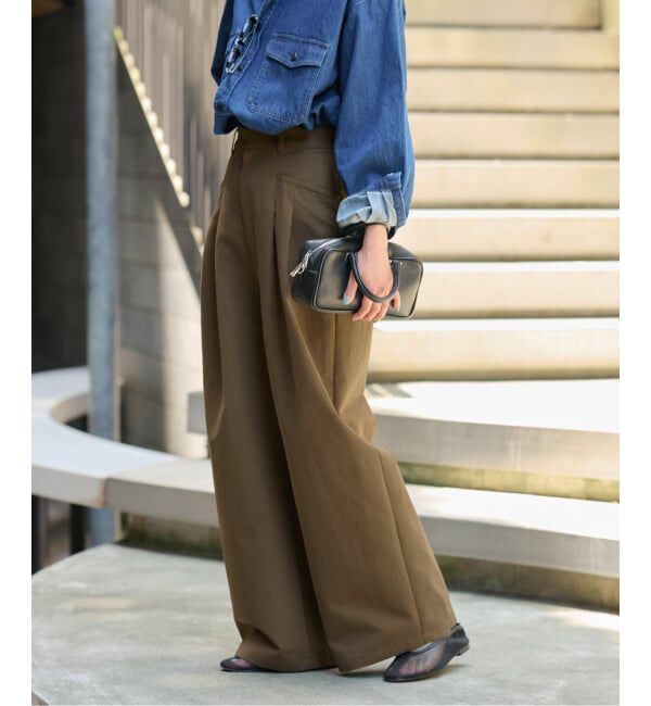 JOURNAL STANDARD relume「《追加 / 新色》2タックワイドパンツ」|チノ|