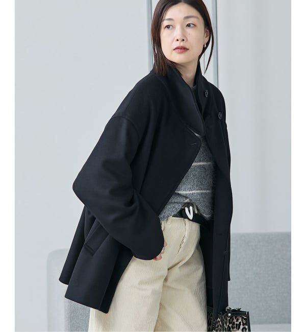 journal standard L'essage「《追加2》MANTECO/TWEEDスタンドショートコート」|その他|