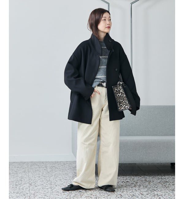 journal standard L'essage「《追加2》MANTECO/TWEEDスタンドショートコート」|その他|