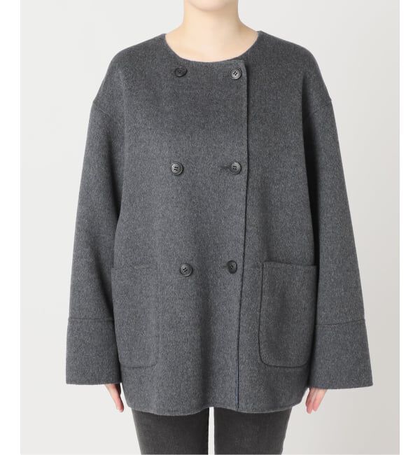 JOURNAL STANDARD relume「《新色》リバーシブルノーカラーショートコート」|ノーカラーコート|