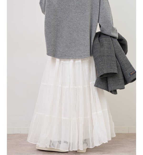 JOURNAL STANDARD relume「シアーチェックティアードイージースカート」|スカート|