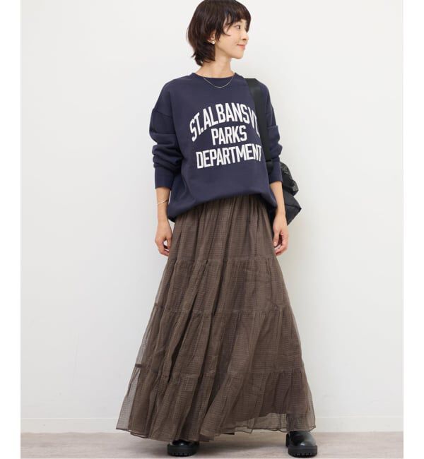 JOURNAL STANDARD relume「シアーチェックティアードイージースカート」|スカート|