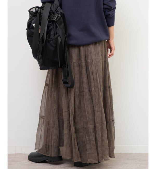 JOURNAL STANDARD relume「シアーチェックティアードイージースカート」|スカート|