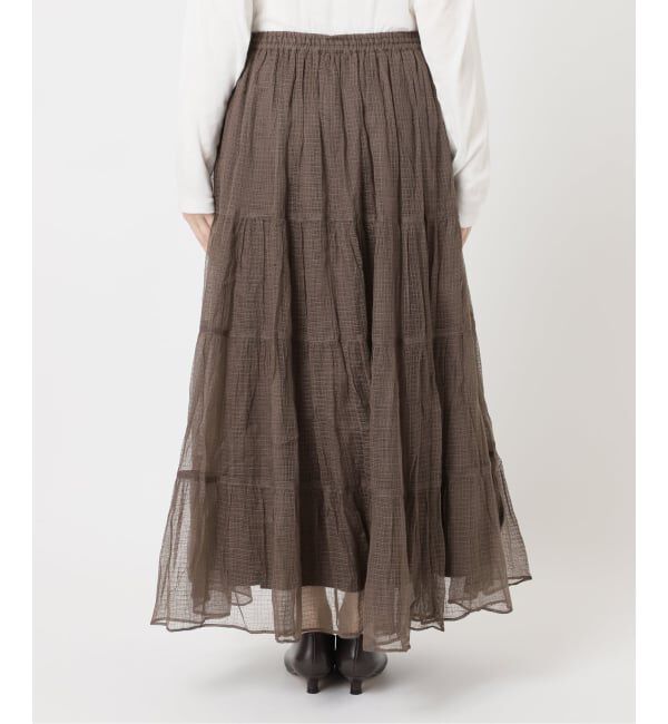 JOURNAL STANDARD relume「シアーチェックティアードイージースカート」|スカート|