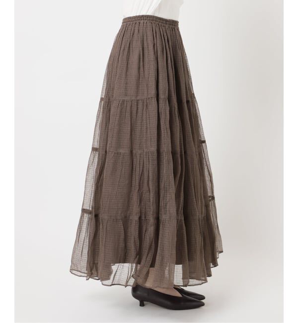 JOURNAL STANDARD relume「シアーチェックティアードイージースカート」|スカート|