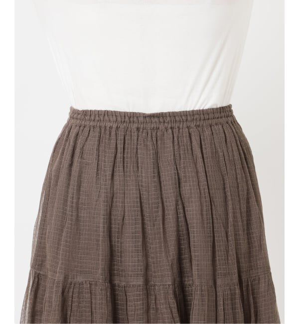 JOURNAL STANDARD relume「シアーチェックティアードイージースカート」|スカート|