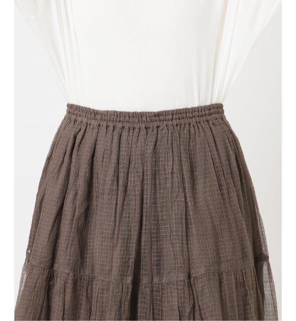 JOURNAL STANDARD relume「シアーチェックティアードイージースカート」|スカート|