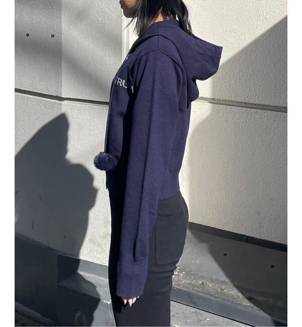 Oriens JOURNAL STANDARD「レタリングニットフーディー」|ニット・セーター|