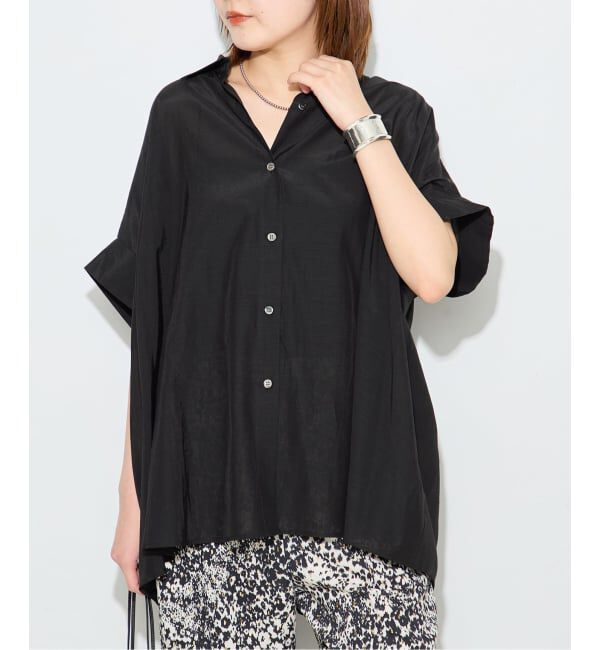 journal standard L'essage「《予約》ライトローンドルマンシャツ」|シャツ・ブラウス|ブラック