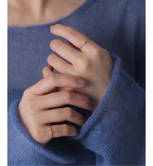 Lilas by Spick&Span「ビーチミルダイヤリング K10」|リング|