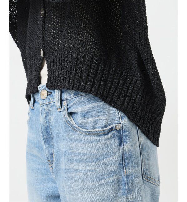 Spick and Span「ペーパーヤーンVネックカーディガン」|カーディガン|