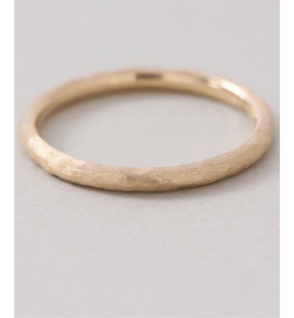 Lilas by Spick&Span「テクスチャーマットピンキーリング K10」|リング|