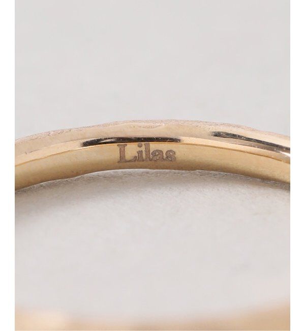 Lilas by Spick&Span「テクスチャーマットピンキーリング K10」|リング|