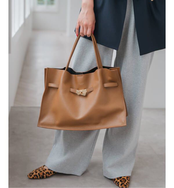 Spick and Span「《追加》VIOLAd'ORO イタリアンWフェイスレザートートバッグ L」|トートバッグ|