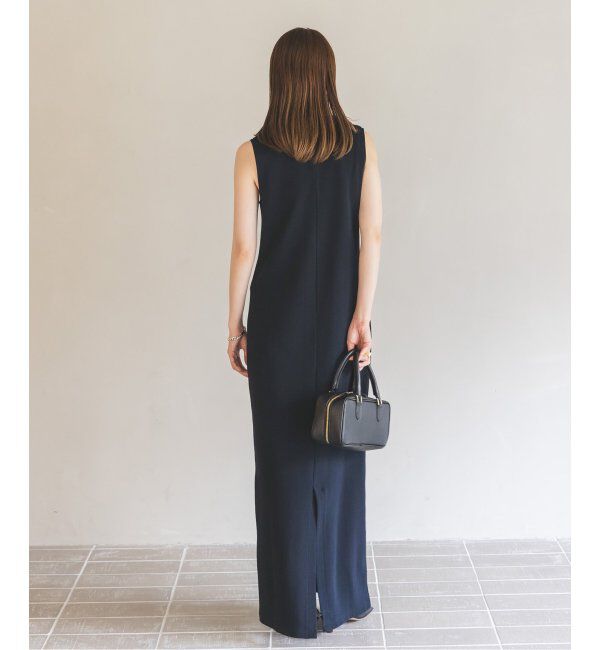 NOBLE「【NOBLE&times;L'AUBE BLANC】ミラノリブジャージワンピース」|ワンピース|