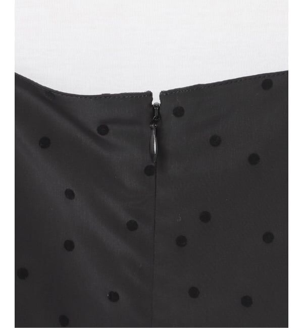 Spick and Span「《WEB限定》フロッキードットキャミサロペット」|オールインワン|