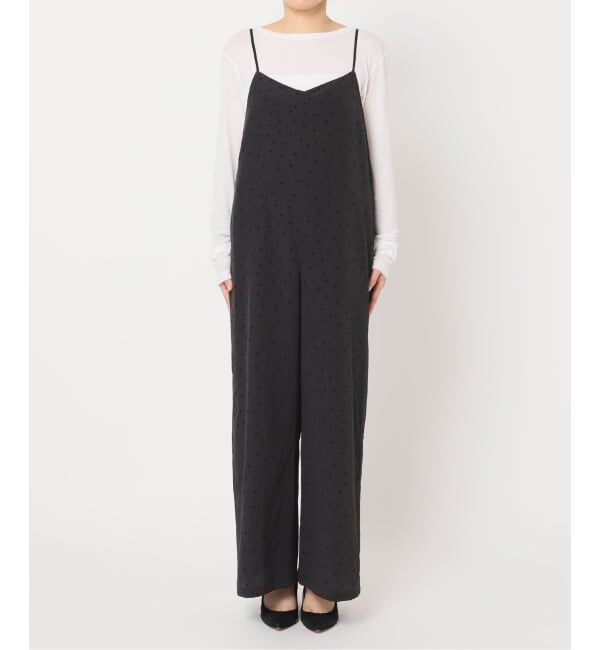 Spick and Span「《WEB限定》フロッキードットキャミサロペット」|オールインワン|