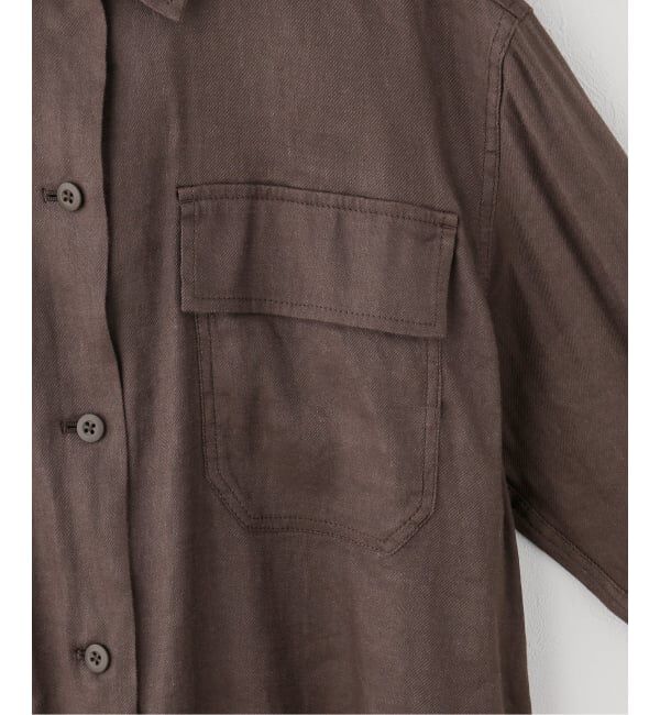 Spick and Span「リネンミックスストレッチシャツジャケット」|その他|