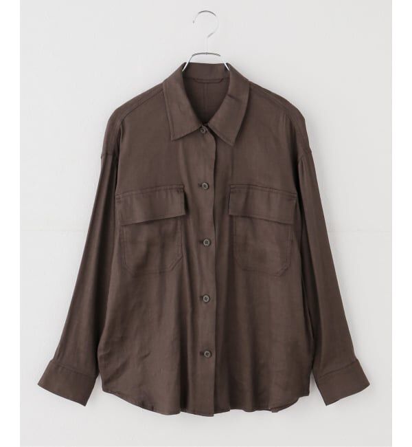 Spick and Span「リネンミックスストレッチシャツジャケット」|その他|