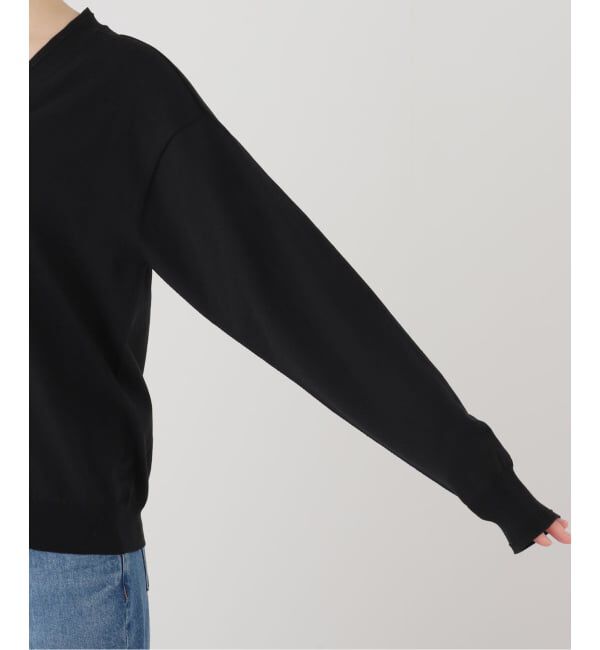 FRAMeWORK「CO/PL 18G Vプルオーバー」|ニット・セーター|