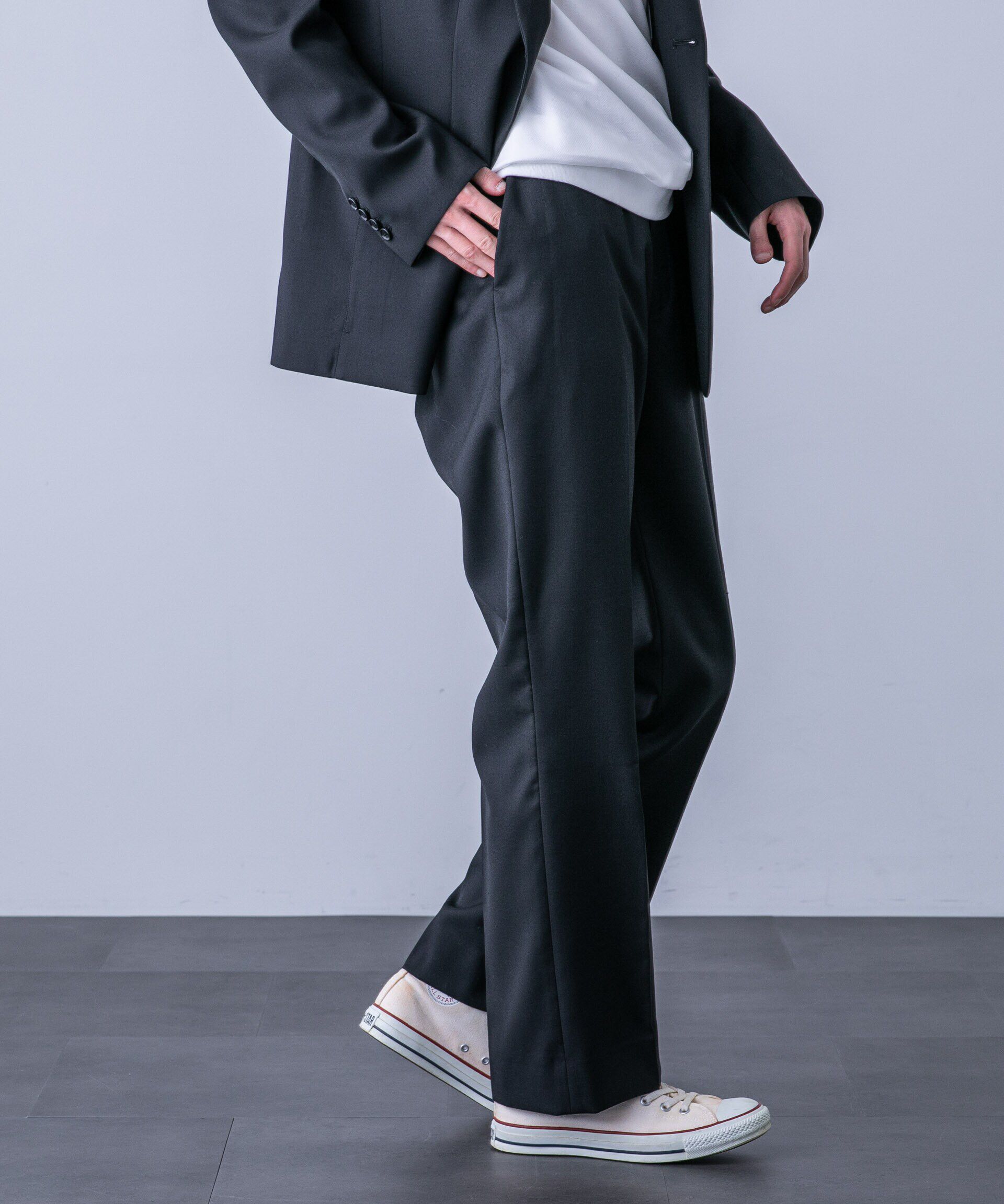 nano･universe「「HOTEL PALACE（オテルパラス）」ブーツカットスラックス」|スラックス|