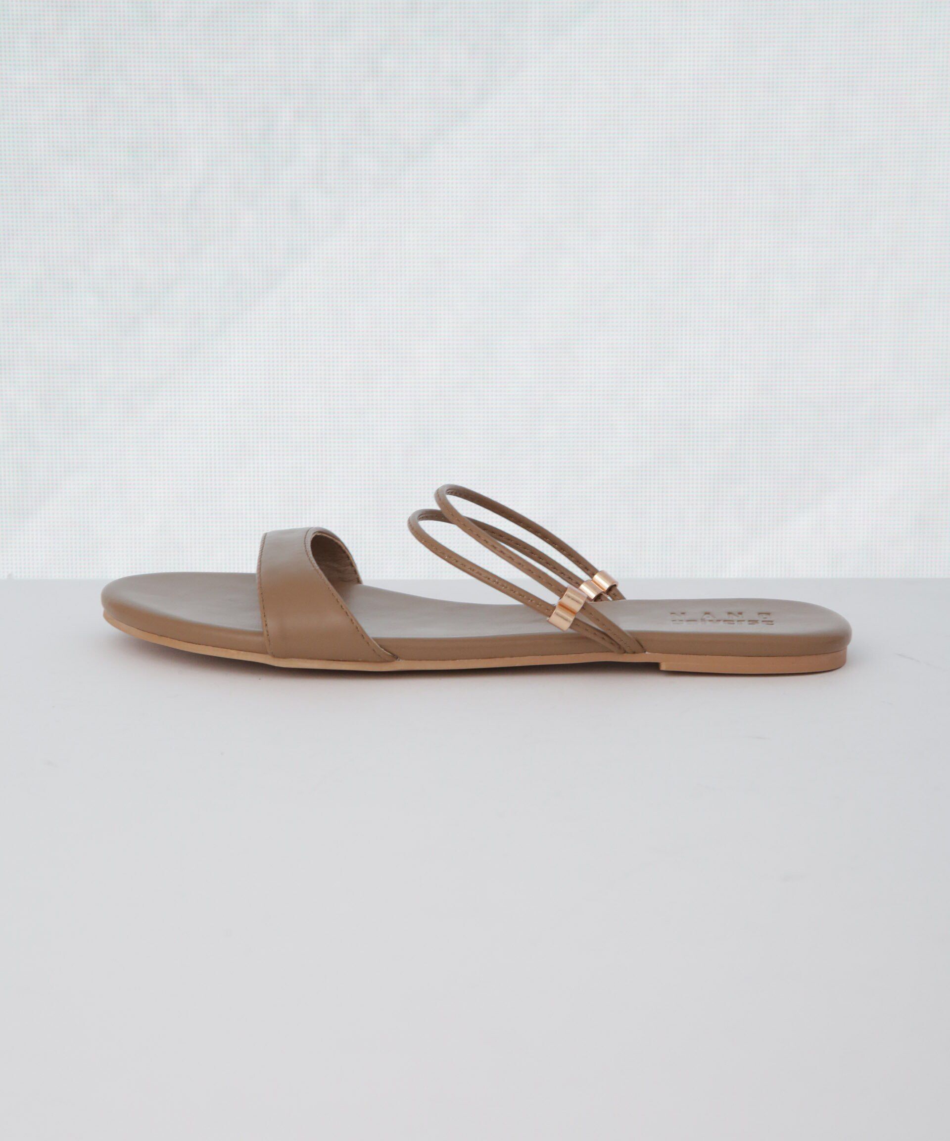 nano･universe「3wayストラップフラットサンダル」|サンダル|