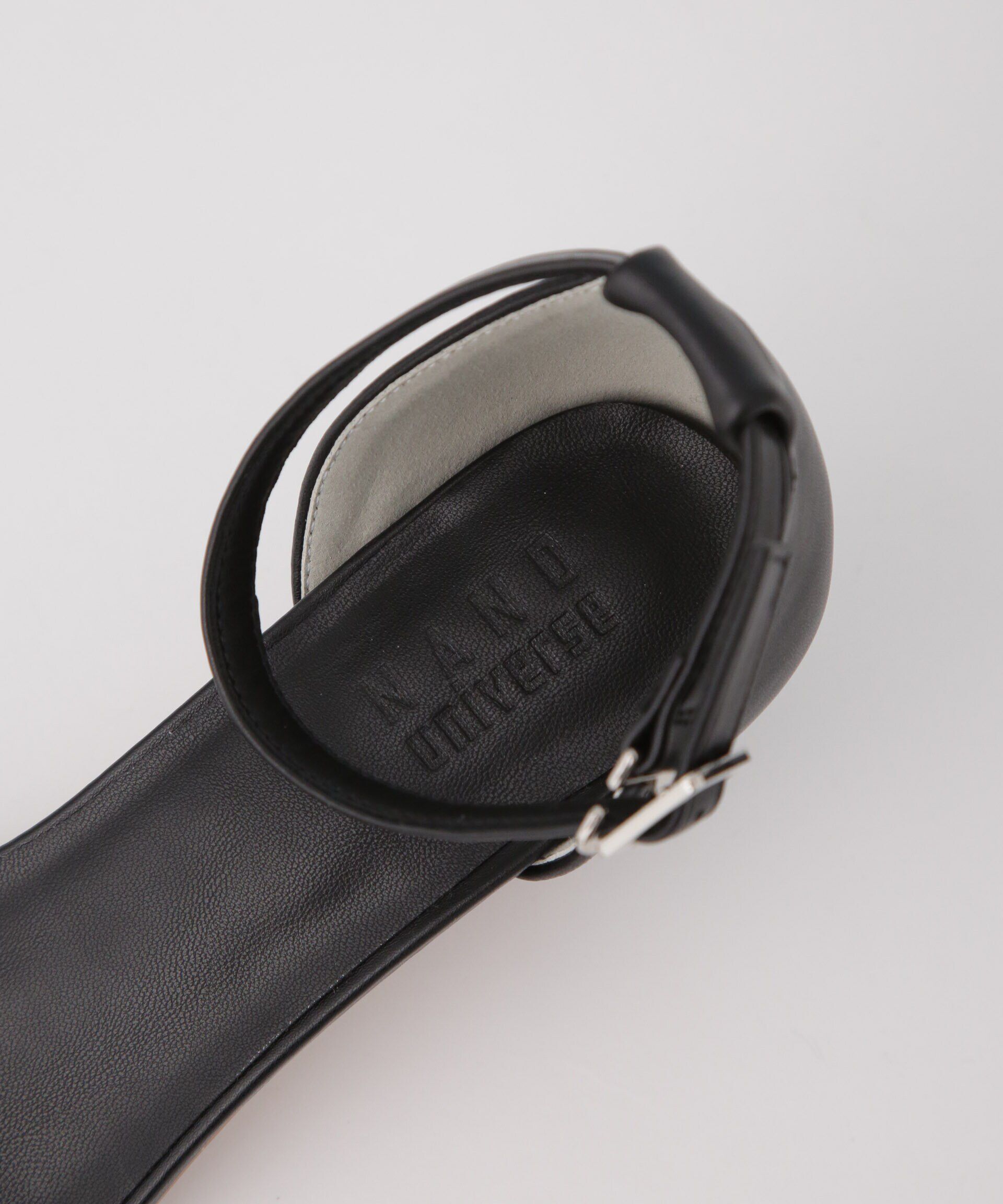 nano･universe「5cmヒールアンクルストラップサンダル」|サンダル|