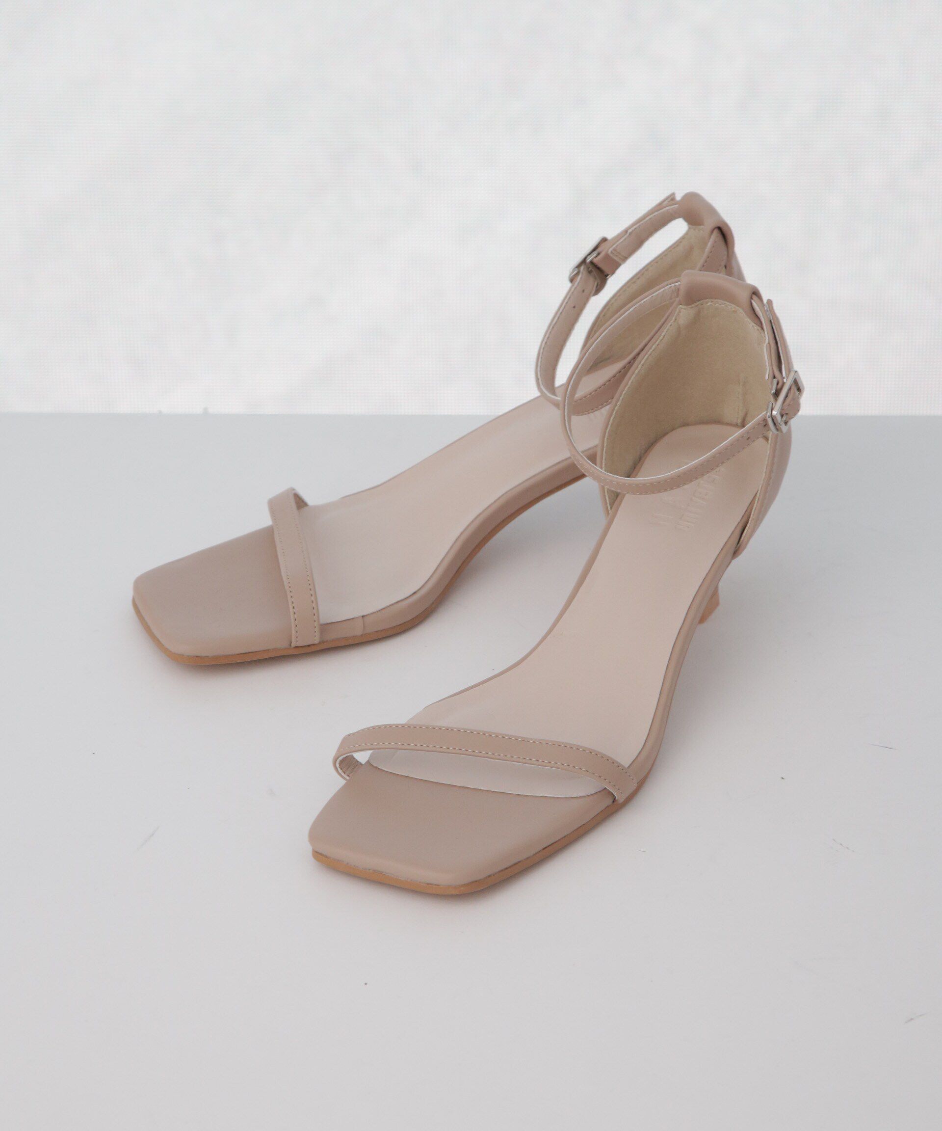 nano･universe「5cmヒールアンクルストラップサンダル」|サンダル|